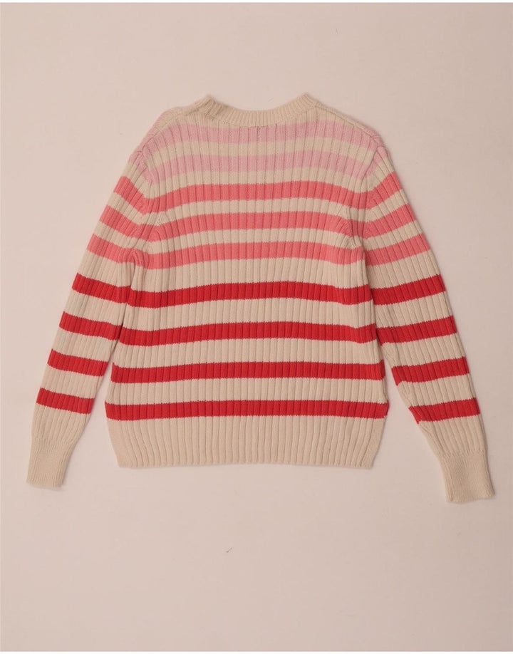 Marks & Spencer Damen-Pullover mit U-Boot-Ausschnitt, Gr. 12, mittelmehrfarbig