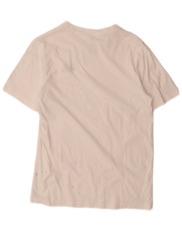 Adidas Herren T-Shirt Top Small Weiß Baumwolle