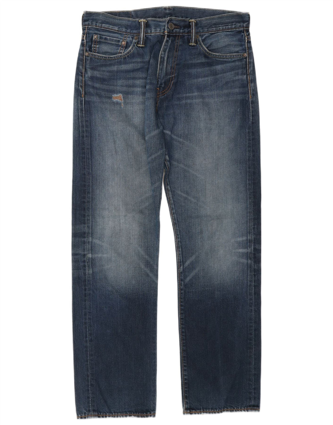 Levi's Herren 504 Straight Jeans W32 L32 Blaue Baumwolle