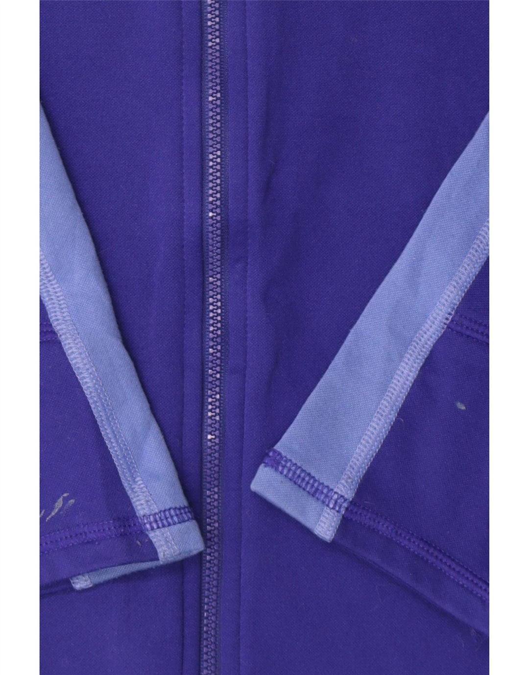 CHAMPION Womens Tracksuit Top Jacket UK 12 Medium Navy Blue Colourblock Vintage Champion and Second-Hand Champion from Messina Hembry 