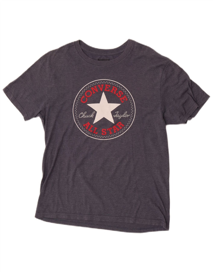 Converse Herren T-Shirt mit Grafik, Größe S, Marineblau