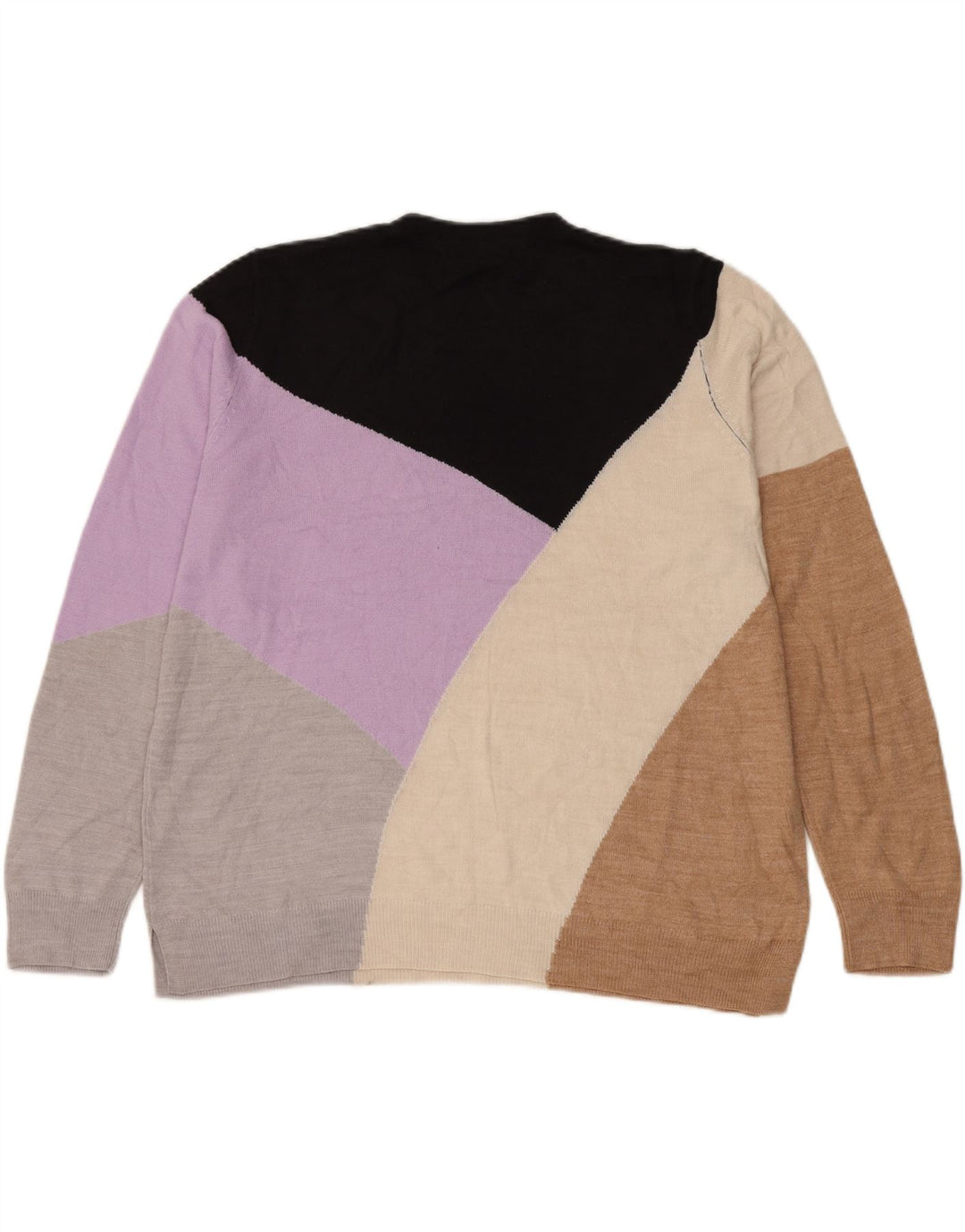 Marks & Spencer Damen-Pullover mit Rundhalsausschnitt, Gr. 18, XL, Mehrfarbig