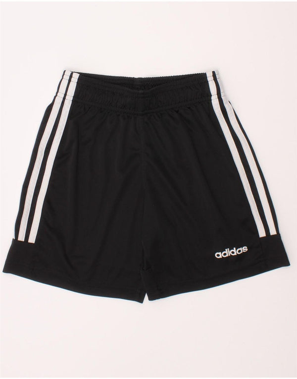 ADIDAS Climalite Sportshorts für Jungen, 9–10 Jahre, schwarzes Polyester
