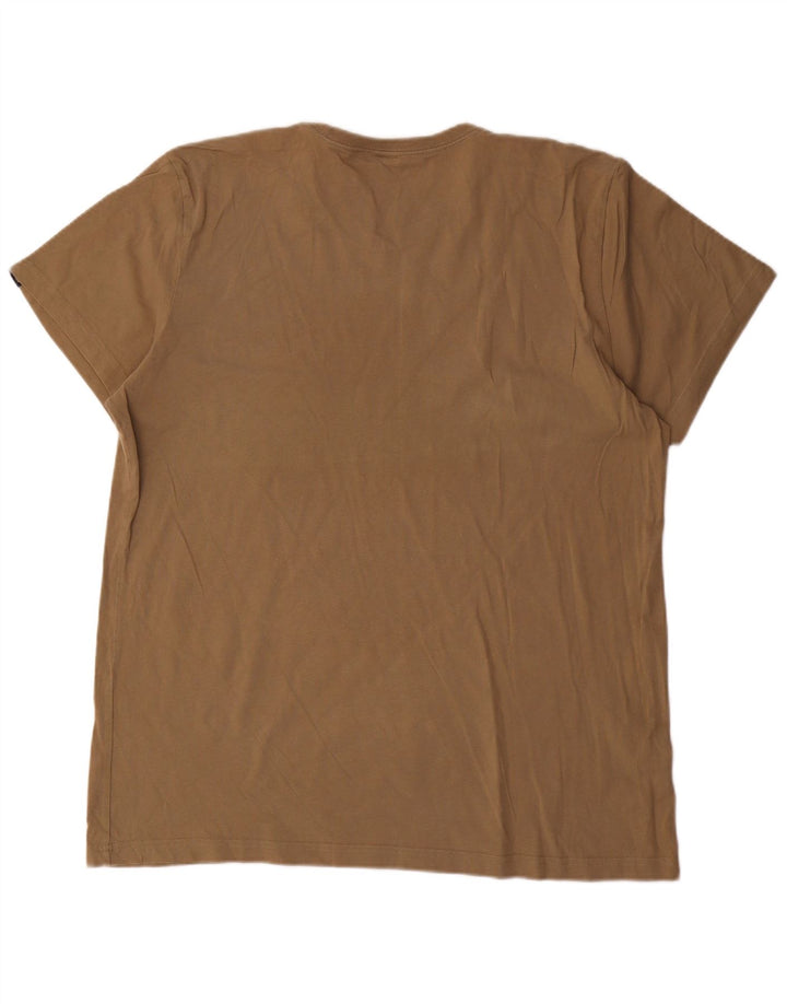 Adidas Herren Grafik T-Shirt Top Large Braun