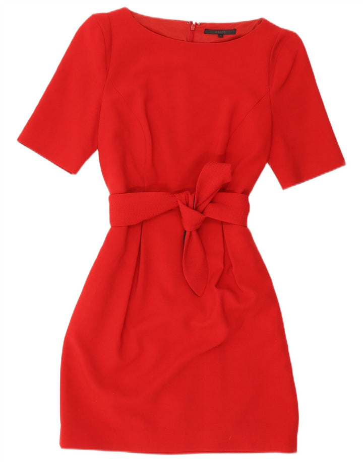 Coast A-Linien-Kleid für Damen, UK 12, Mittelrot, Polyester