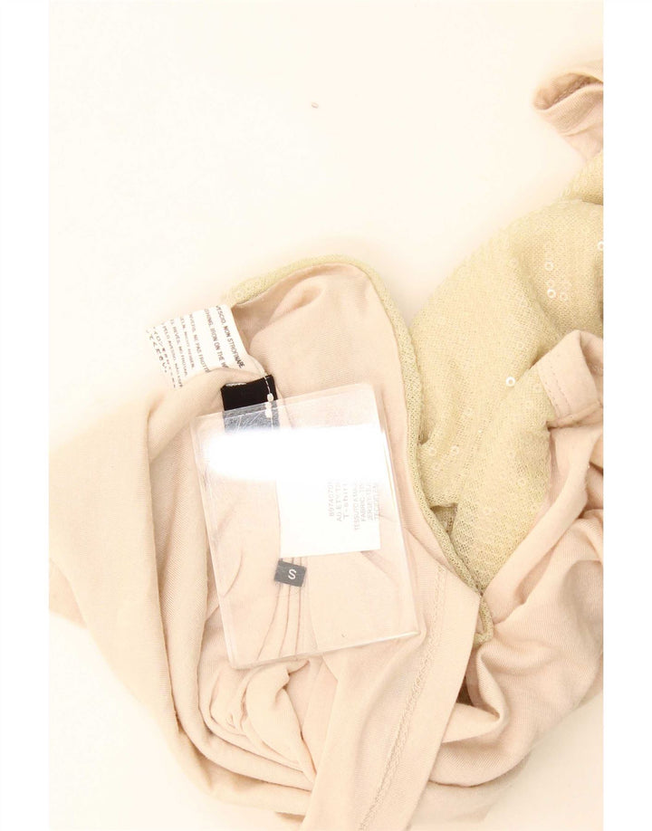Max & Co. Ärmelloses Tunikakleid für Damen, Größe S, Beige, gefleckt