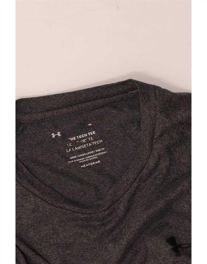 Under Armour Herren Heat Gear T-Shirt Top Mittelgrau