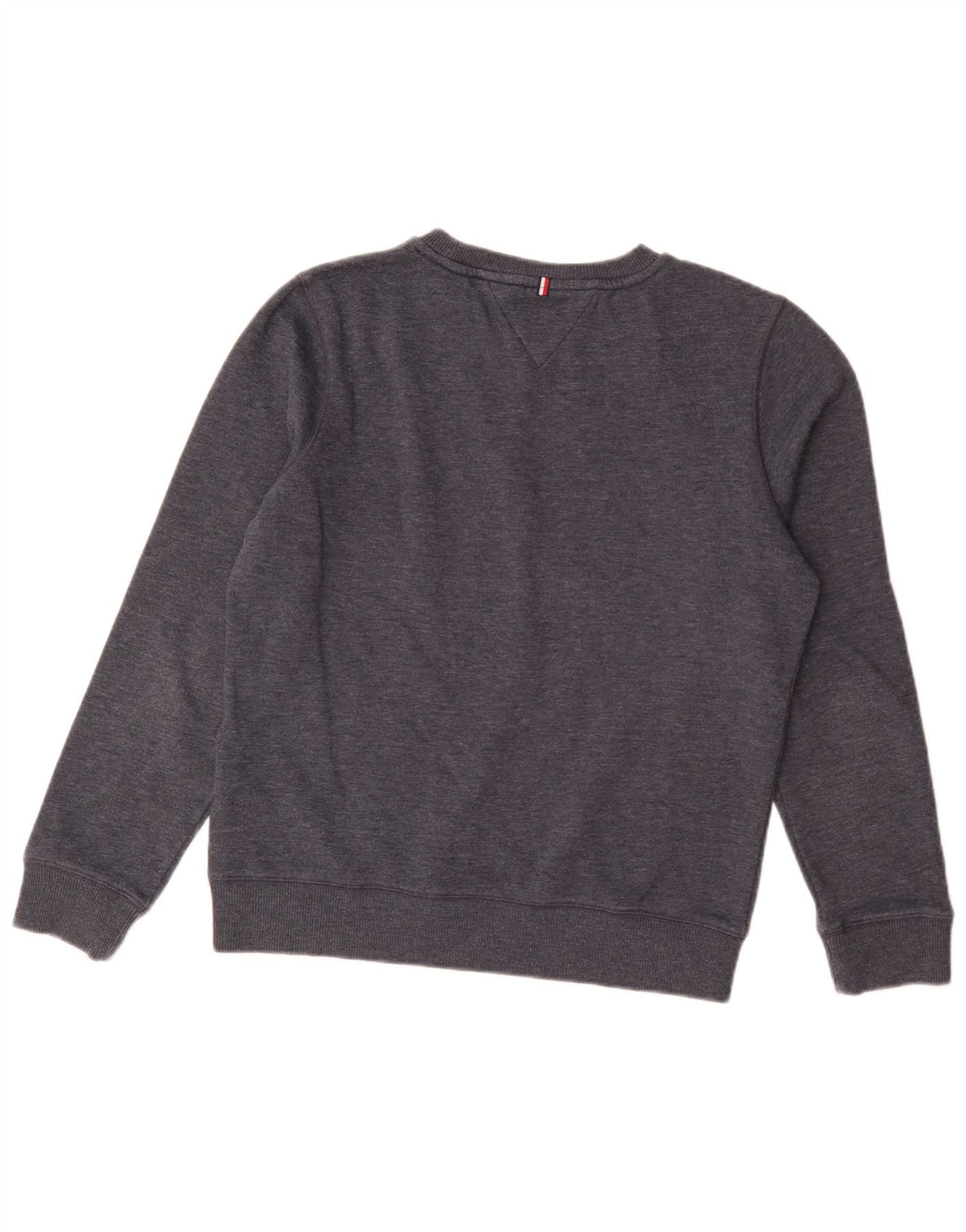 Tommy Hilfiger Jungen-Sweatshirt-Pullover, 15–16 Jahre, graue Baumwolle