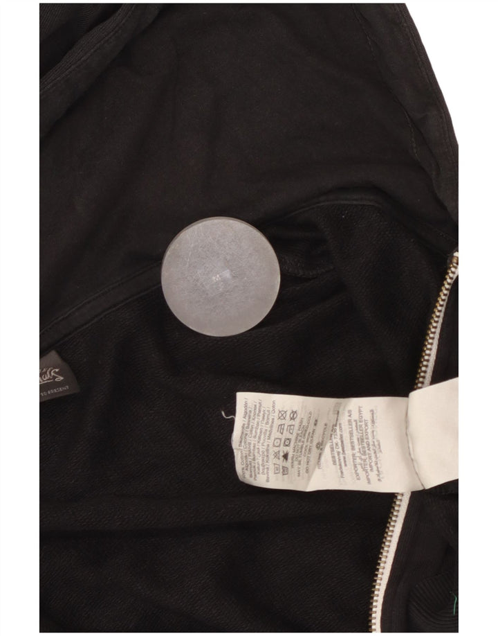 Jack & Jones Herren-Kapuzenpullover mit Reißverschluss, mittelschwarz, Baumwolle