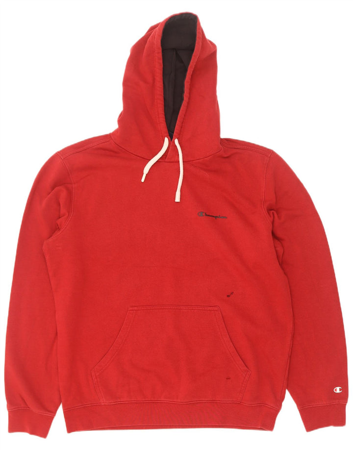 Champion Herren Kapuzenpullover, Größe L, Rot