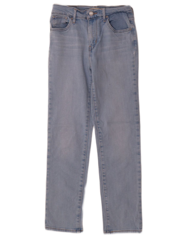 Levi's Damen Straight Jeans W25 L26 Blaue Baumwolle