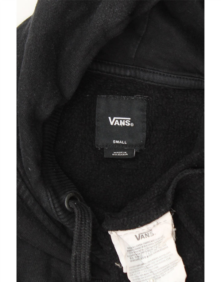 VANS Herren-Kapuzenpullover mit Grafik, Größe S, schwarze Baumwolle