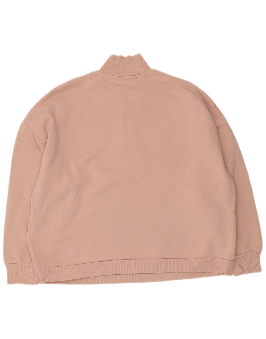 Marks & Spencer Damen-Sweatshirt in Übergröße mit Reißverschluss am Kragen, Gr. 18, XL, Rosa