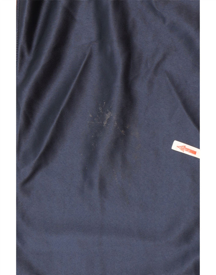NIKE Herren-Trägershirt UK 39/41 Medium Navy Blue Colourblock Polyester