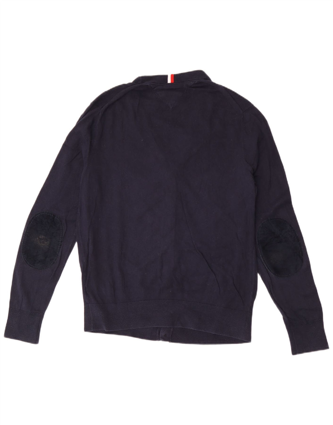 Tommy Hilfiger Herren-Strickjacke, groß, marineblau, Baumwolle