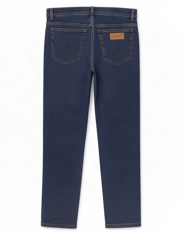 Wrangler Mens Texas Slim Jeans W34 L29 Blue Cotton