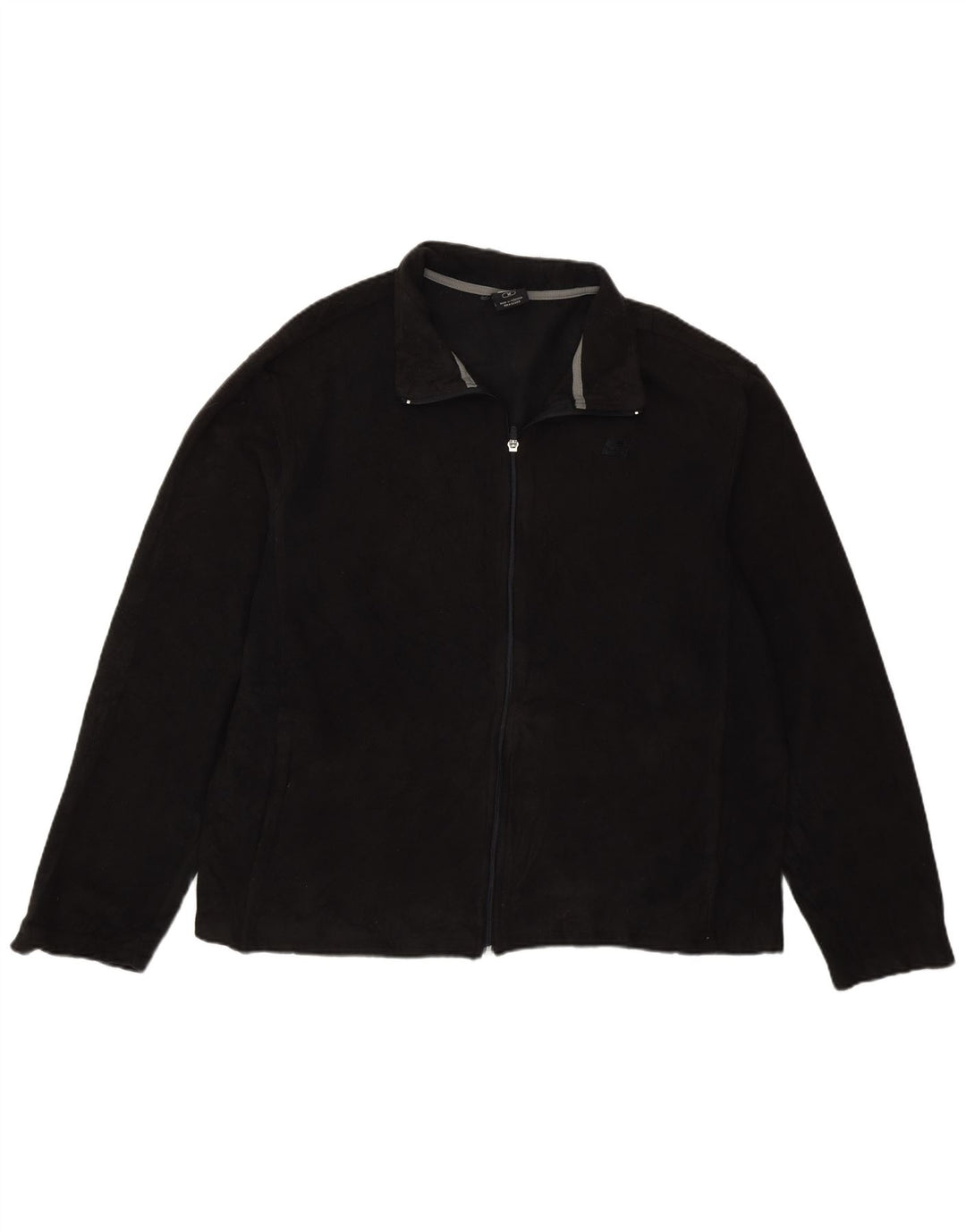 Starter Herren Fleecejacke UK 38 Medium Schwarz Polyester