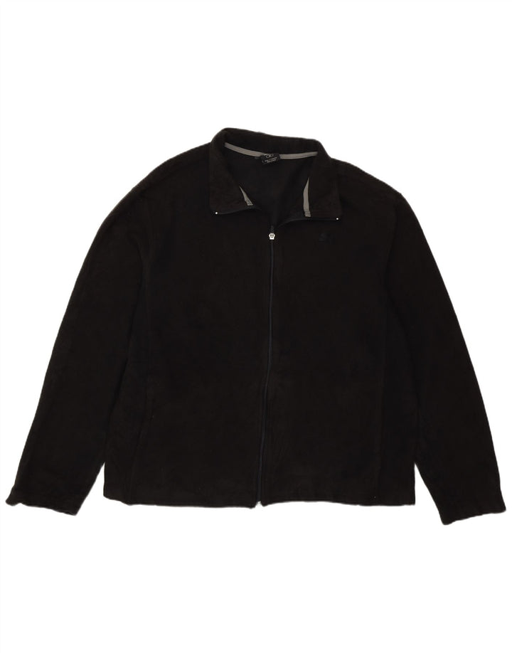 Starter Herren Fleecejacke UK 38 Medium Schwarz Polyester