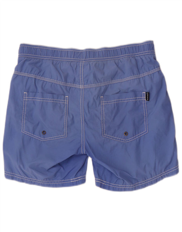 Benetton Herren-Badeshorts, klein, aus blauer Baumwolle