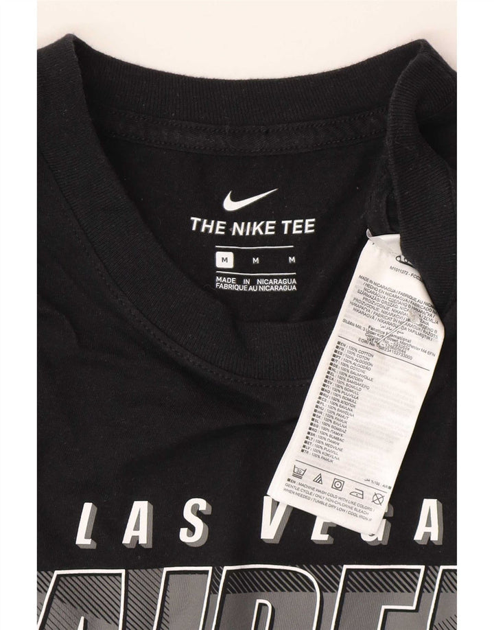 Nike Herren Las Vegas Raiders Grafik-Oberteil, langärmelig, mittelschwarz, Baumwolle