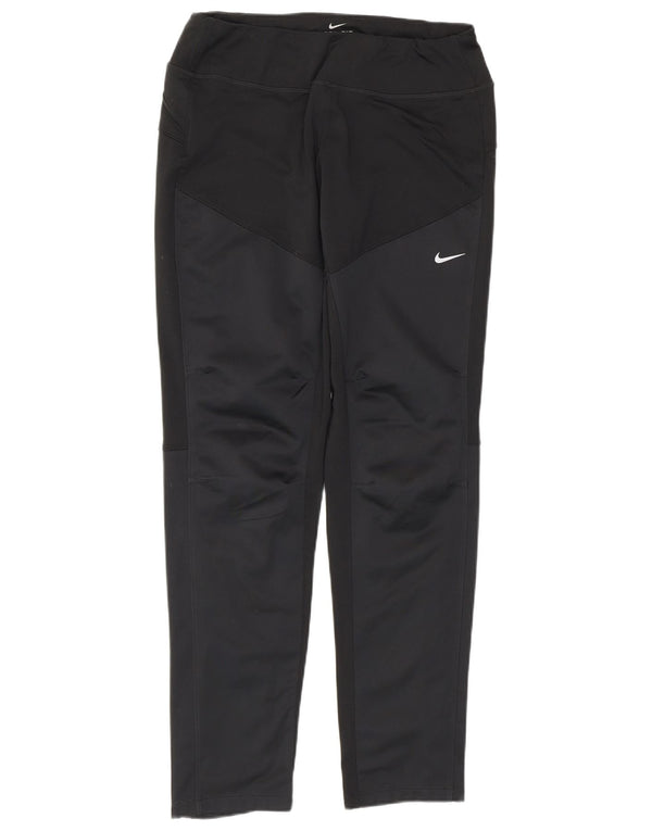 Nike Damen Dri Fit Leggings UK 10 Small Schwarz Polyester