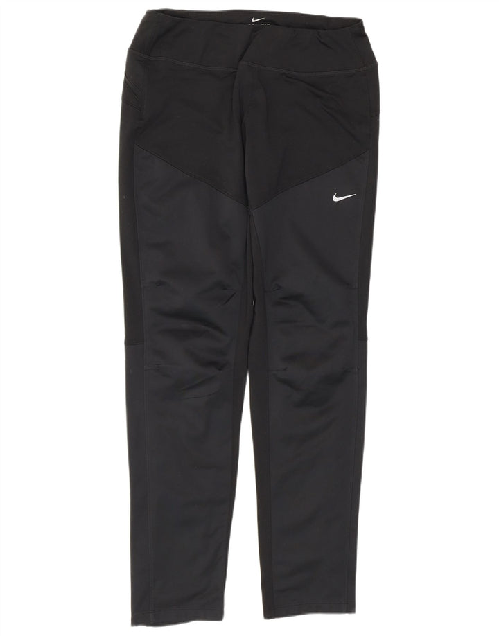 Nike Damen Dri Fit Leggings UK 10 Small Schwarz Polyester