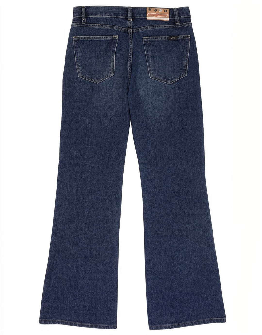 Wild Jeans Damen High Rise Flared IT 42 Medium W26 L30 Blaue Baumwolle