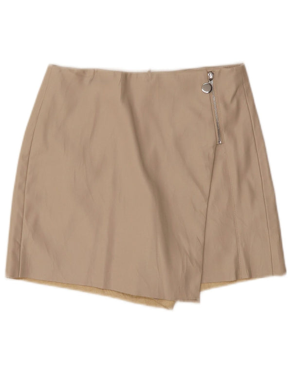 Zara Damen Skort Small W26 Beige