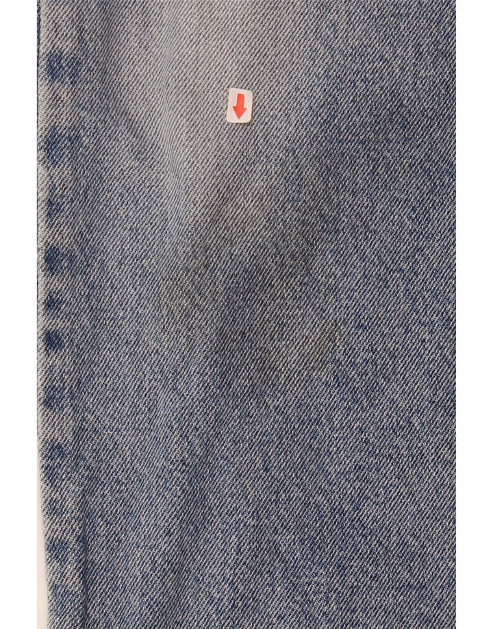 Lee Herren Straight Jeans W36 L34 Blaue Baumwolle