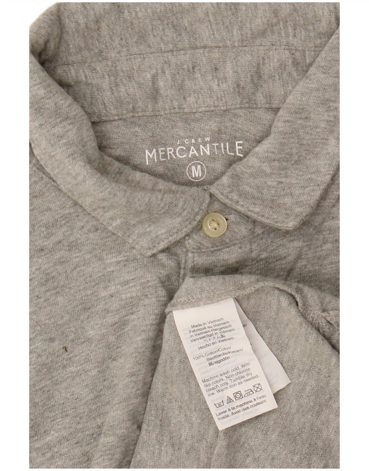 J. CREW Herren Mercantile Poloshirt mittelgraue Baumwolle