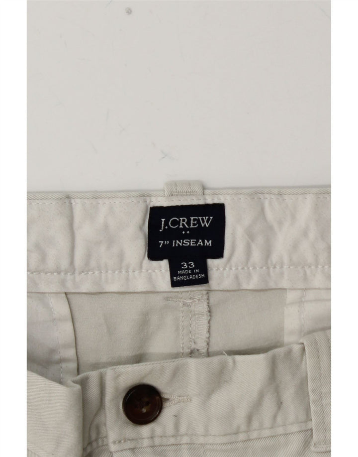 J. CREW Herren Chinoshorts W33 mittelgraue Baumwolle