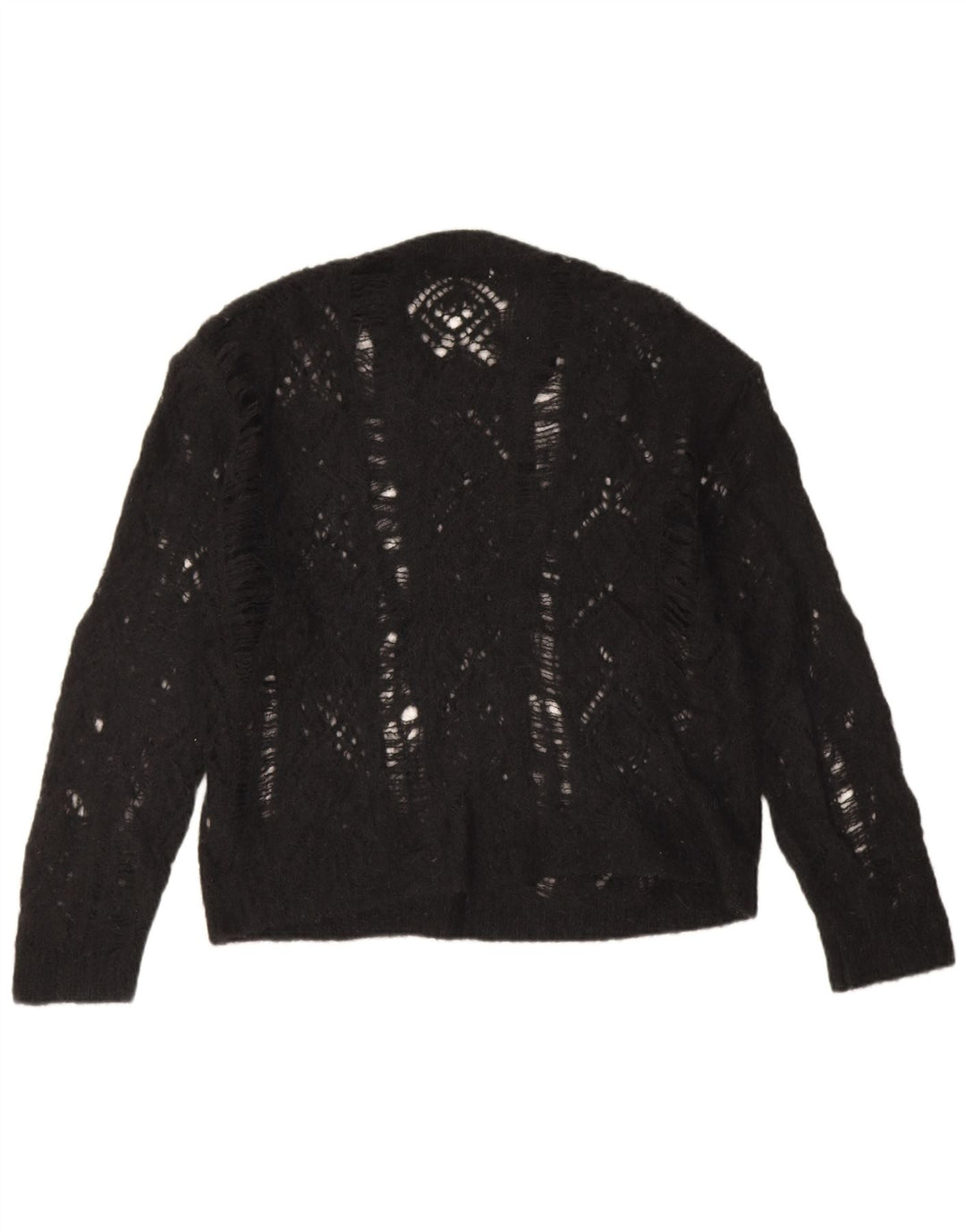Zara Damen-Pullover mit Rundhalsausschnitt, Gr. 14, mittelschwarz