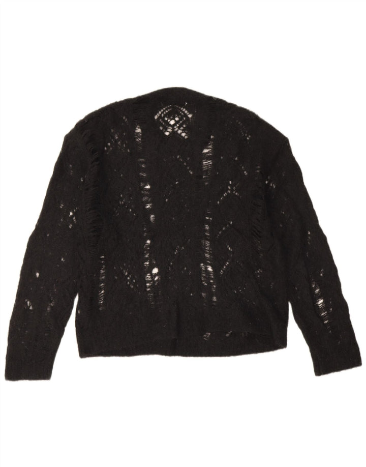 Zara Damen-Pullover mit Rundhalsausschnitt, Gr. 14, mittelschwarz