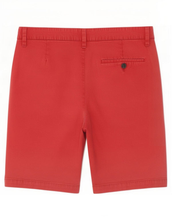 Marks & Spencer Herren-Chinoshorts, Größe M, W32, Rot