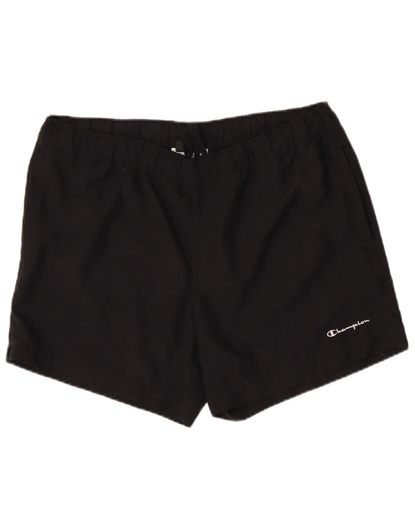 Champion Herren-Sportshorts, groß, aus schwarzem Polyester