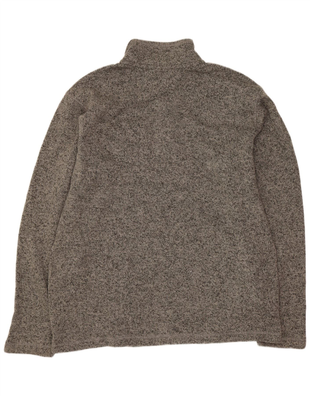Eddie Bauer Herren-Pullover mit Knöpfen, groß, groß, grau gefleckt
