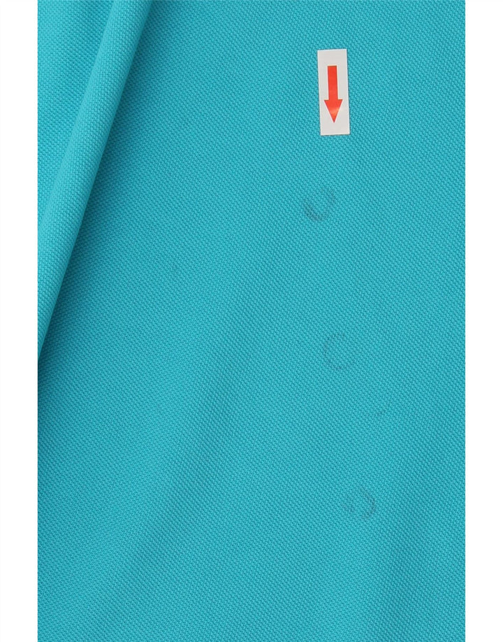KAPPA Herren-Poloshirt, groß, blaue Baumwolle