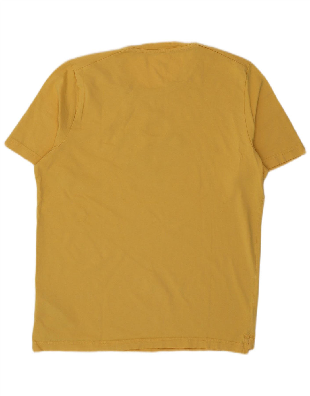 Puma Herren Grafik-T-Shirt-Oberteil, groß, gelbe Baumwolle