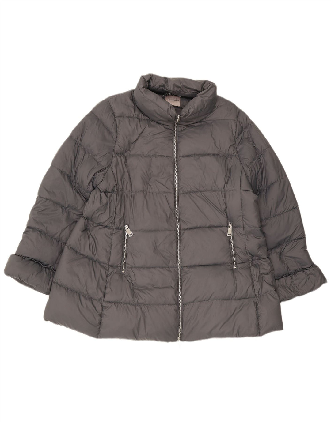 Fiorella Rubino Damen Wattierte Jacke UK 18 XL Grau Polyamid