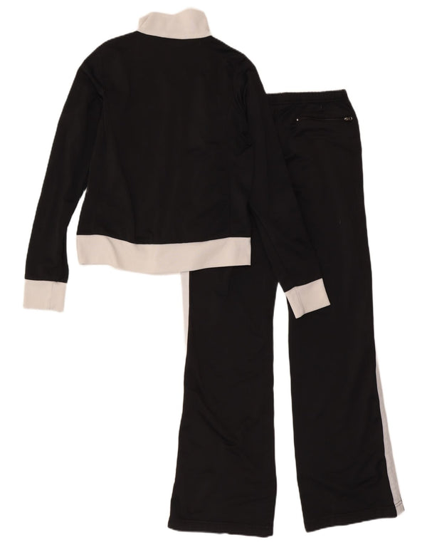 Nike Damen-Trainingsanzug, UK 8/10, Größe S, Schwarz, Colourblock-Polyester