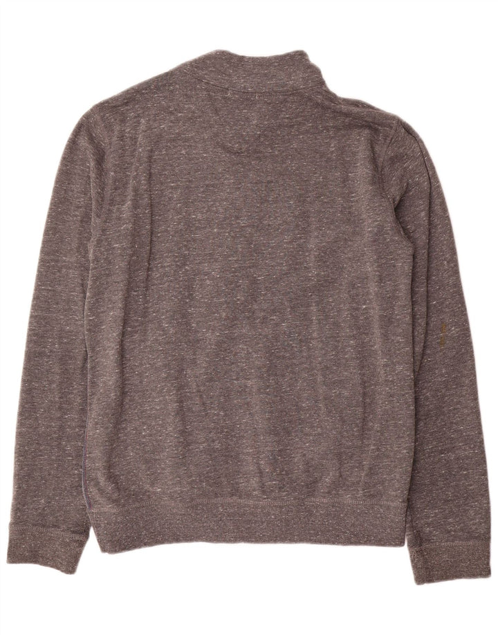 Tommy Hilfiger Damen-Trainingsanzug-Top-Jacke, UK 16, groß, grau gefleckt