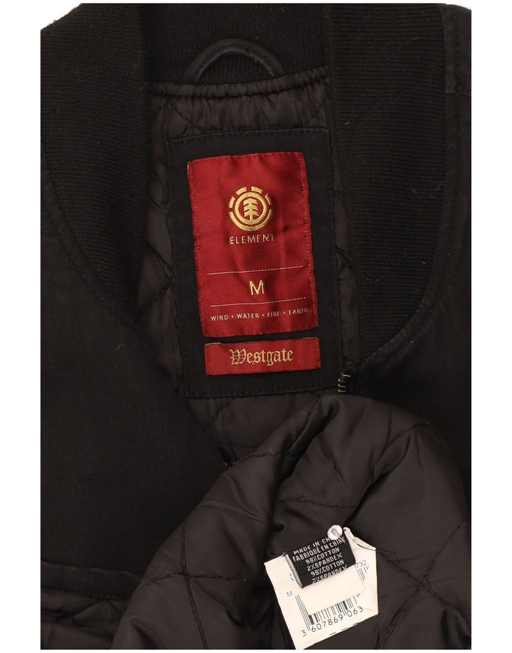 Element Herrenweste UK 38 Mittelschwarze Baumwolle
