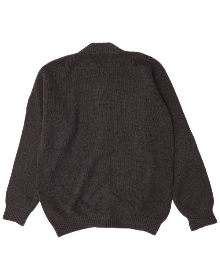 Murphy & Nye Herren Strickjacke XL Graue Wolle