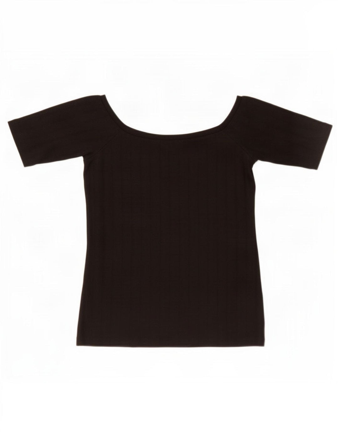 Zara Damen Crop Bluse Top UK 8 Small Schwarz