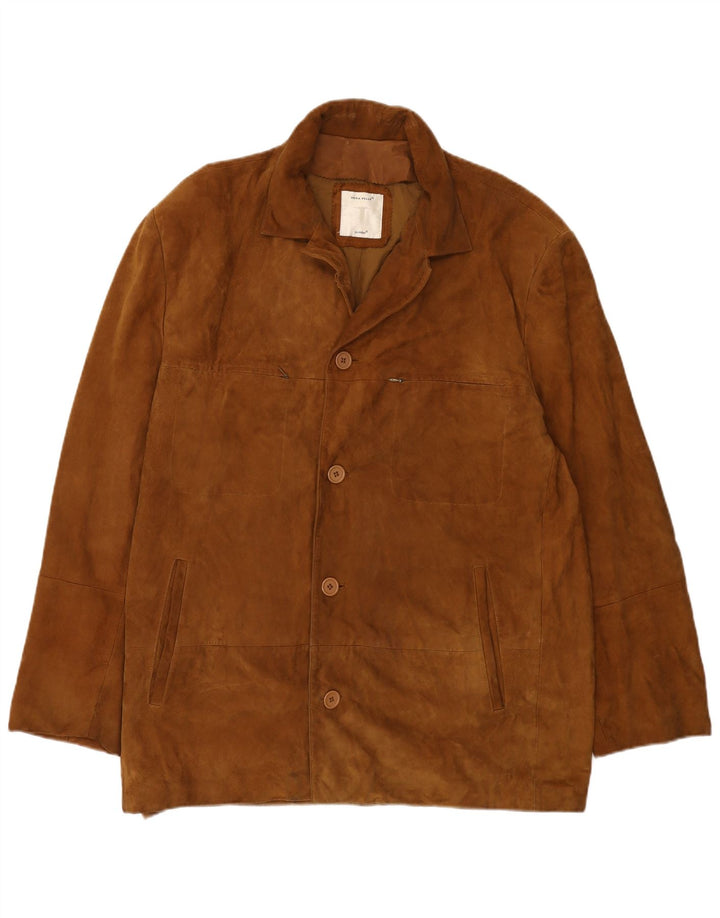 Conbipel Herren Wildlederjacke IT 52 Large Beige Leder