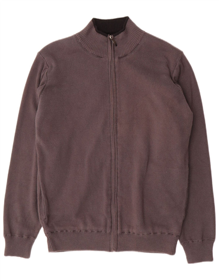 James Pringle Herren-Strickjacke, klein, graue Baumwolle