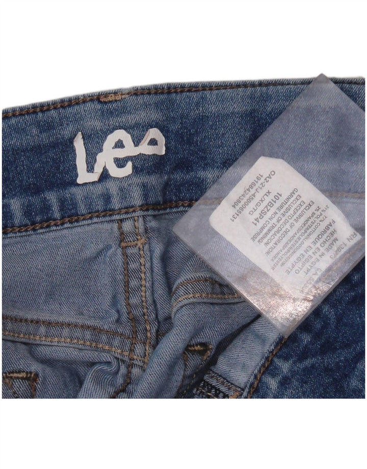 LEE Damen Skinny Jeans XL W38 L27 Blaue Baumwolle