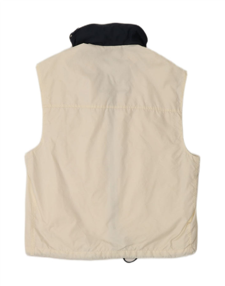 MARINA YACHTING Mens Gilet IT 50 Large Off White Polyamide Vintage Marina Yachting and Second-Hand Marina Yachting from Messina Hembry 