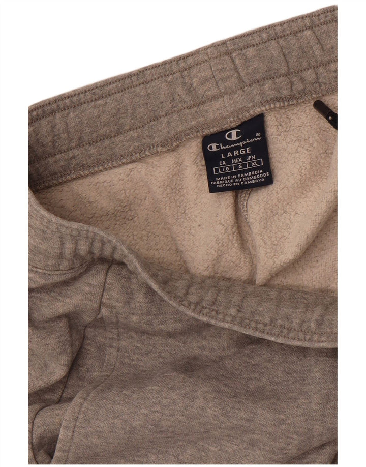 Champion Herren-Trainingshose, Jogginghose, Größe L, Grau meliert