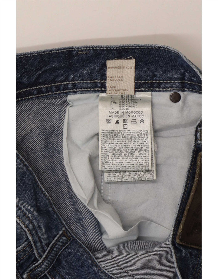 Diesel Damen Kakee Distressed Carrot Slim Jeans W29 L32 Blaue Baumwolle
